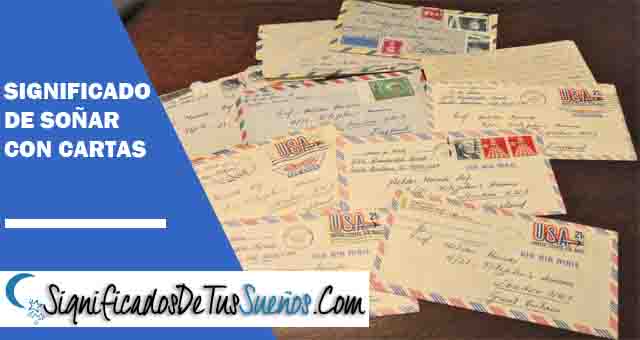 Significado de soñar con cartas