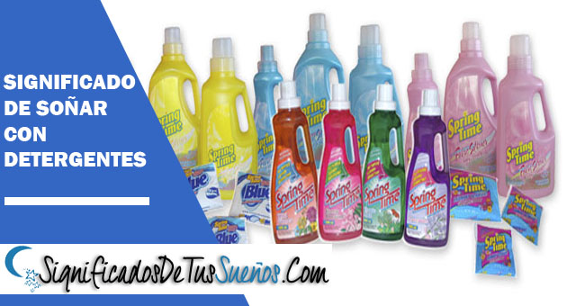 Significado de soñar con detergente