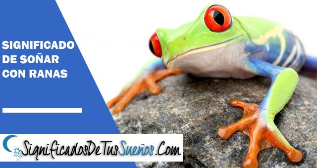El significado de Soñar con ranas